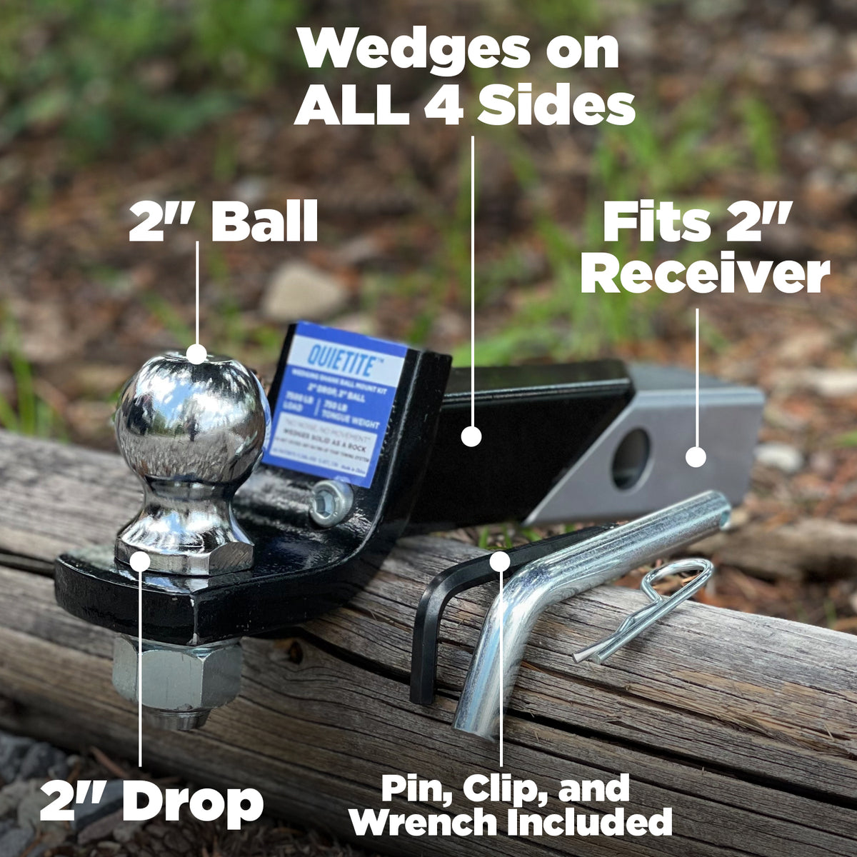 2 Inch Ball Hitch Kit – Quietite